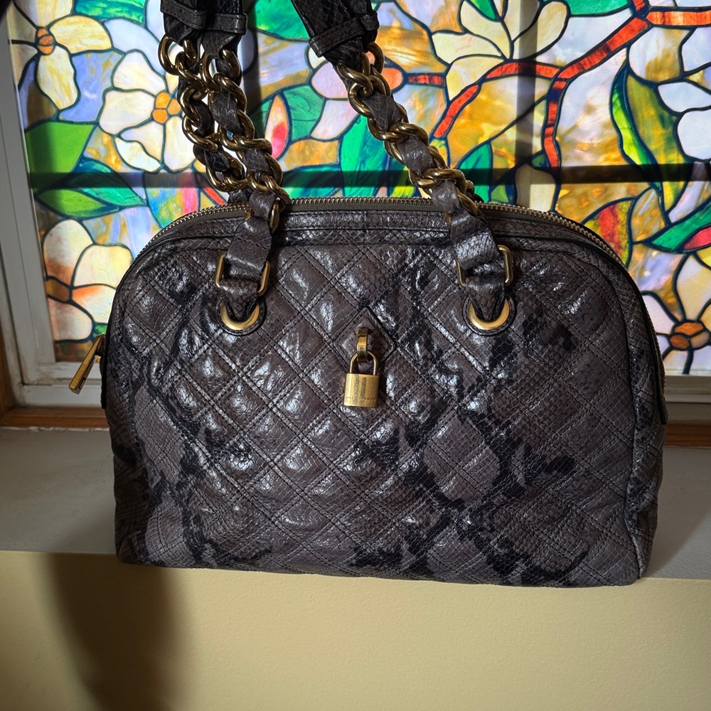 Authentic Marc Jacobs Vintage Python Hand Bag - image 2